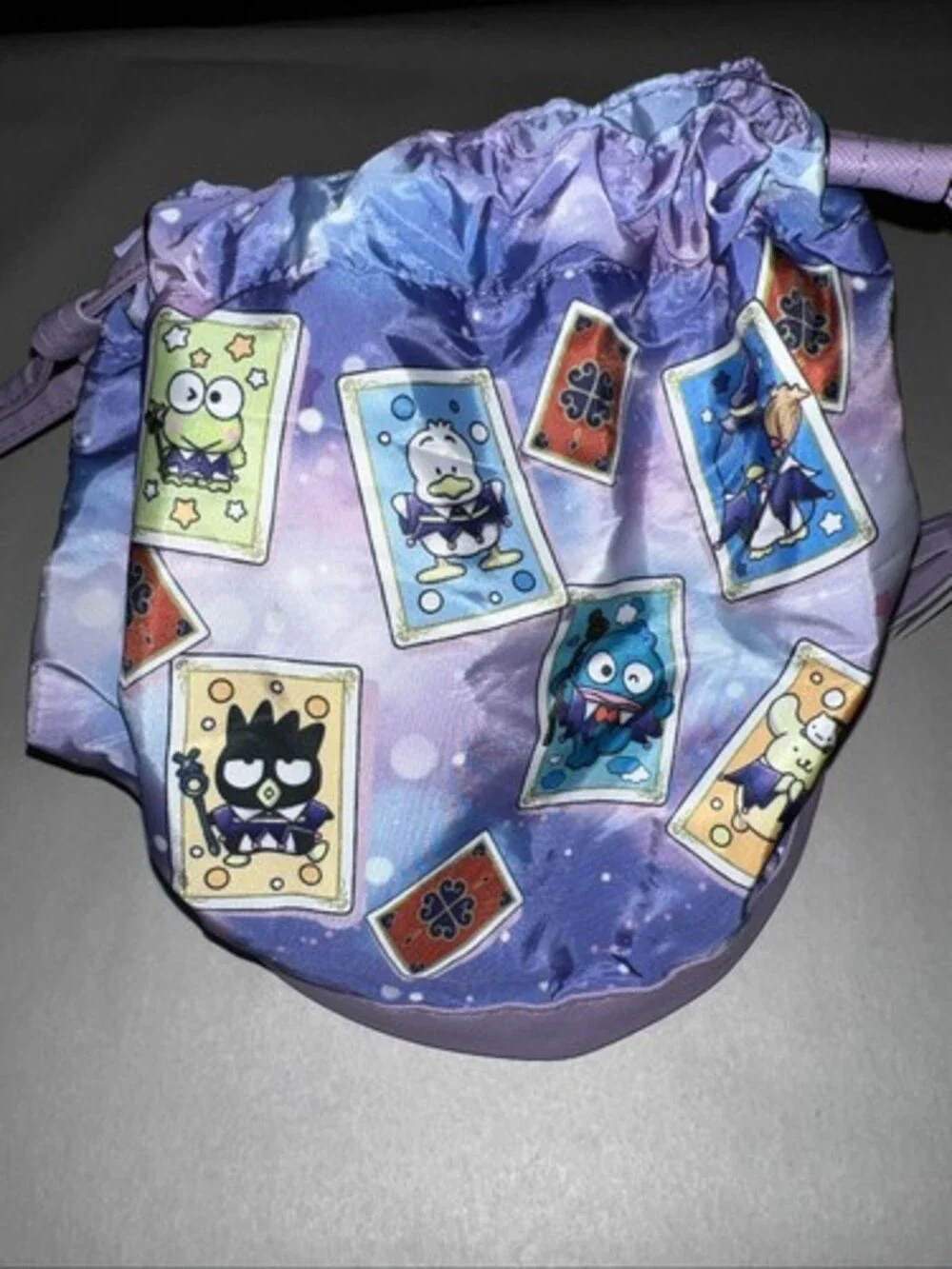 Sanrio Hello Kitty & Friends Magic Cards Drawstring Makeup Bag